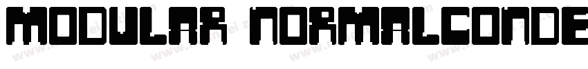 modular normalconden字体转换